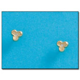 PENDIENTES ORO 18KL FLOR