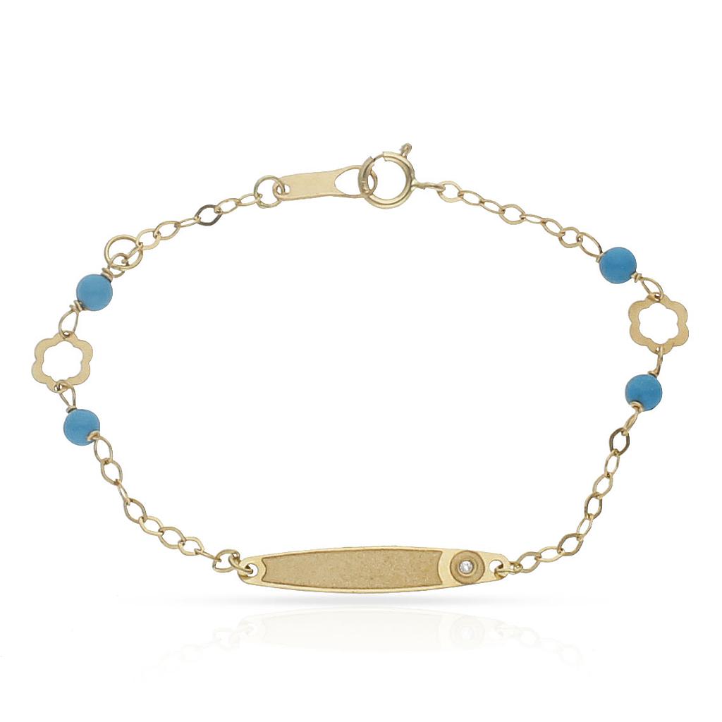 PULSERA CIRCULO ORO 18KL CIRCONITA